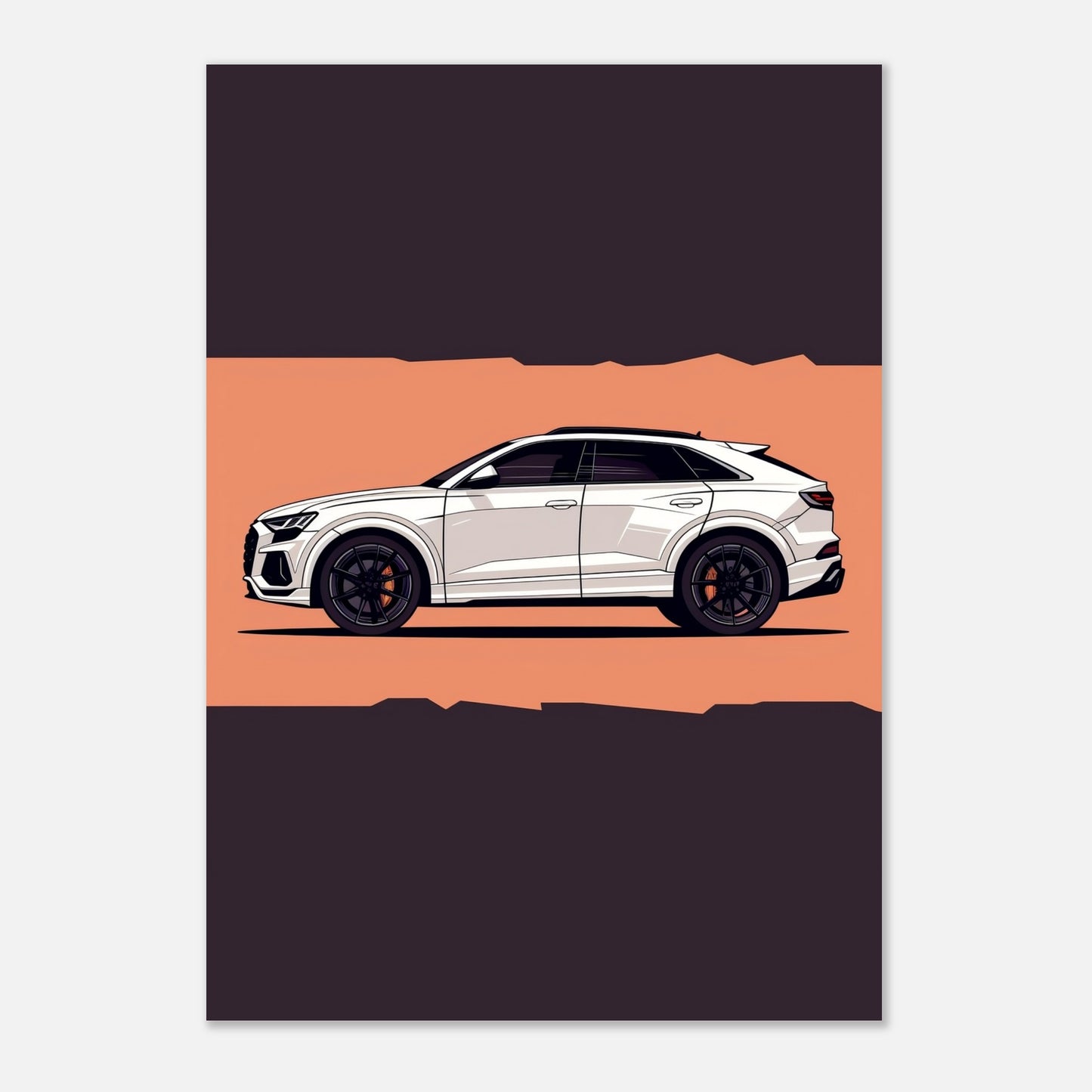 White Audi RS Q8